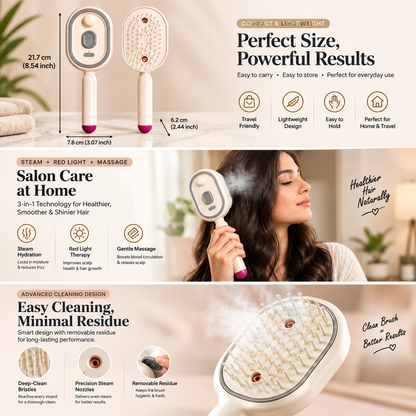 VEYZO AIR COMB HAIR STRAIGHTENER AND HAIR MOISTURIZER